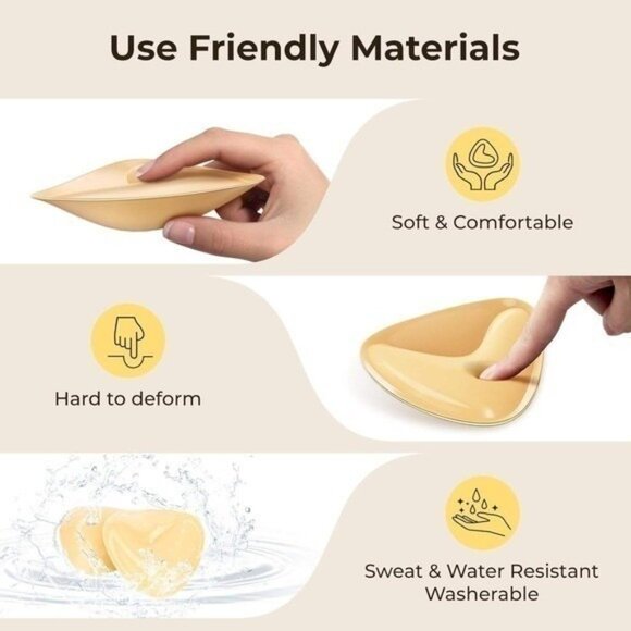 Double-Sided Sticky‎ Bra Push Up – Beige, Small - Picture 3 of 5